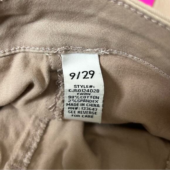 Celebrity‎ Pink Skirt A Line Mini Button Front Tan Size 9 NWT - Picture 6 of 6